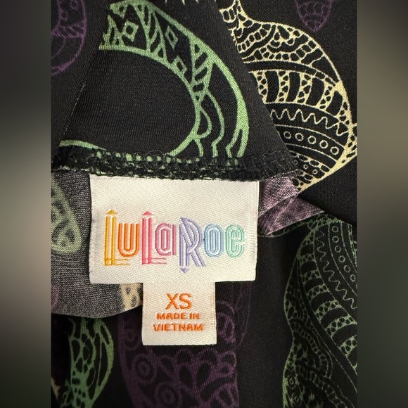 LuLaRoe cat maxi skirt cat lovers long skirt black Stretch material Small Medium - Picture 2 of 7